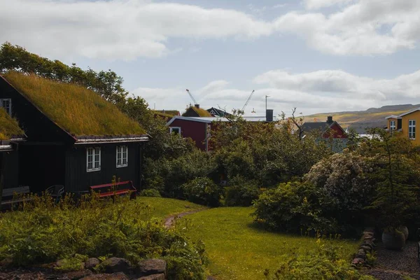 Old Town Torshavn Faroe Islands — Stock Photo, Image