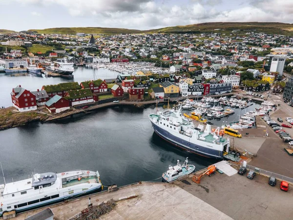 Uitzicht Van Rond Torshavn Faeröer Eilanden — Stockfoto