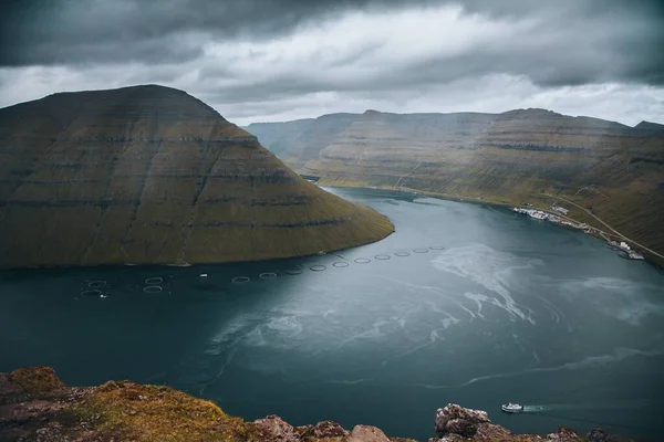 Views Kunoy Bordoy Klakkur Faroe Islands — Stock Photo, Image