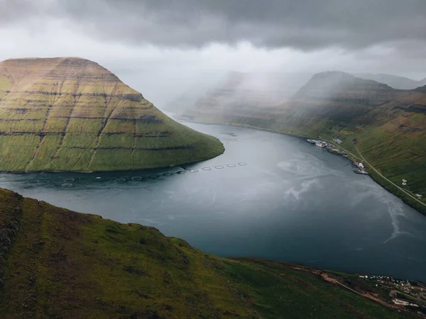 Views Kunoy Bordoy Klakkur Faroe Islands — Stock Photo, Image