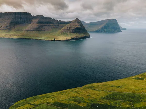 Vistas Todo Ilhas Faroé — Fotografia de Stock