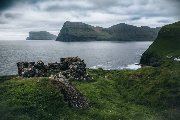 Trollanes Landskap Kalsoy Färöarna — Stockfoto