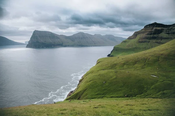 Пейзаж Острове Калсой Фарерских Островах — стоковое фото