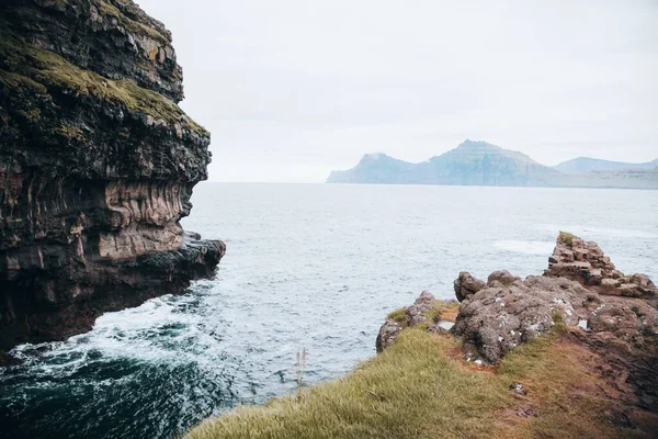 Природний Порт Джогв Фарерських Островах — стокове фото