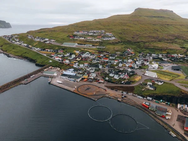 Village Eidi Faroe Islands — Stock Photo, Image
