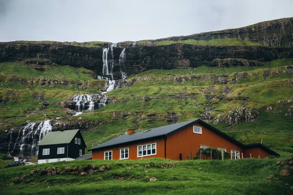 Vistas Saksun Streymoy Islas Feroe —  Fotos de Stock