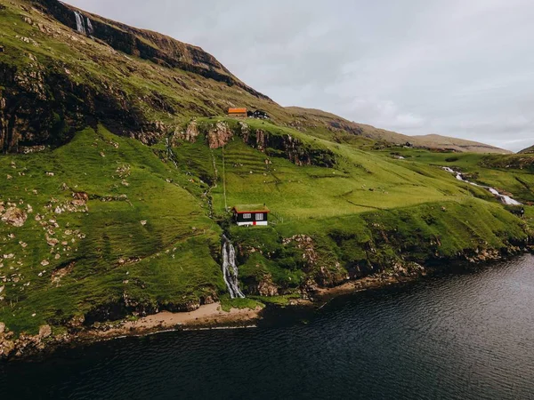 Vistas Redor Saksun Streymoy Ilhas Faroé — Fotografia de Stock