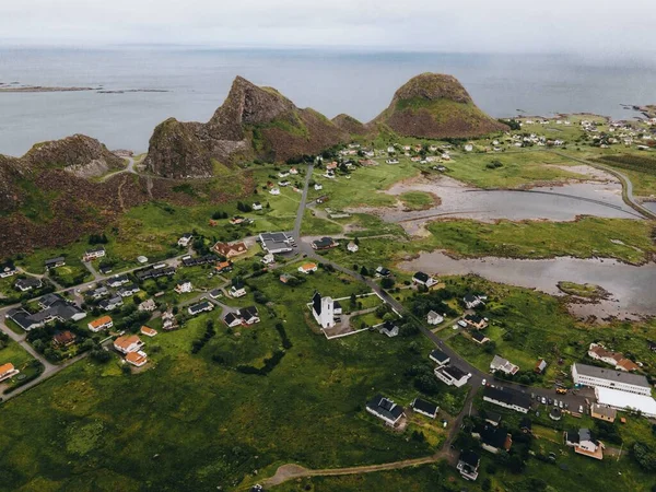 Ansichten Von Vaeroy Auf Den Lofoten Norwegen — Stockfoto