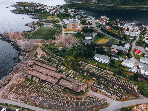 Stad Reine Lofoten Noorwegen — Stockfoto