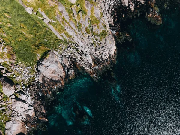 Взгляды Острова Лофотенбург Норвегии — стоковое фото