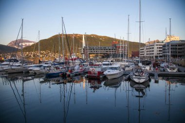 Kuzey Norveç 'te Tromso çevresinden görüntüler