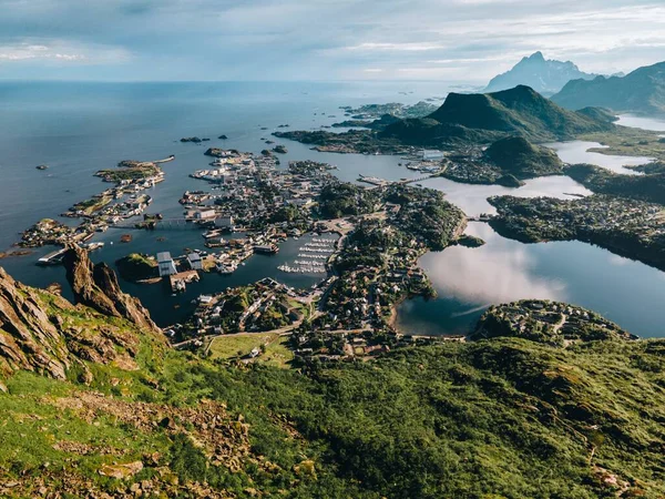Synpunkter Från Svolvaer Lofoten Öarna Norge — Stockfoto