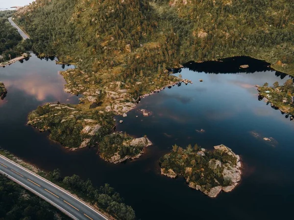 Kilátás Lofoten Szigetek Körül Norvégiában — Stock Fotó