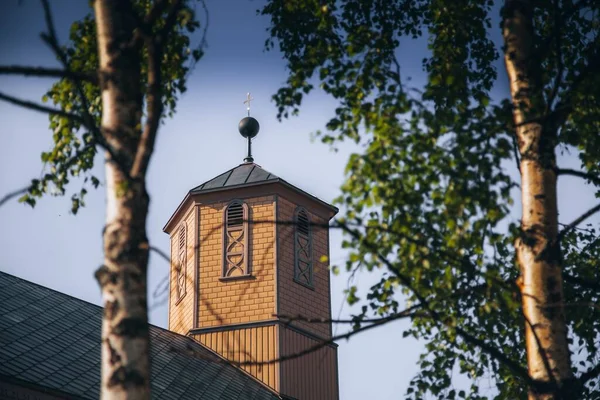 挪威特罗姆瑟圣母座堂 — 图库照片