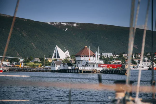 Noordpoolkathedraal Tromso Noord Noorwegen — Stockfoto