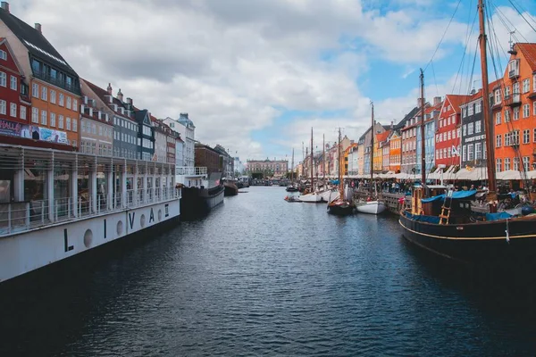 コペンハーゲン デンマークのニャーハン港 — ストック写真