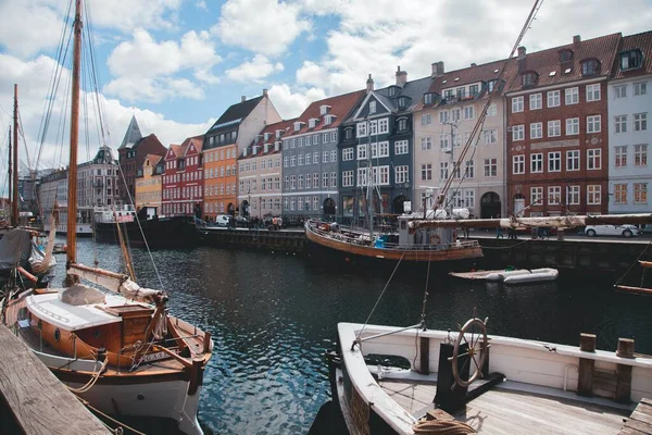 Nyhavn Harbor Copenhague Dinamarca —  Fotos de Stock