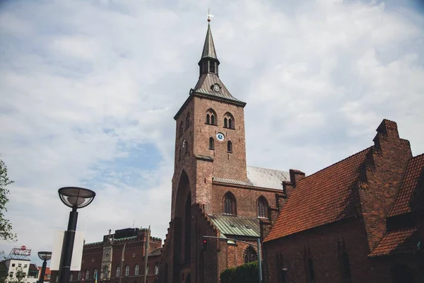Католический Собор Святого Кнута Оденсе Дания Funen — стоковое фото