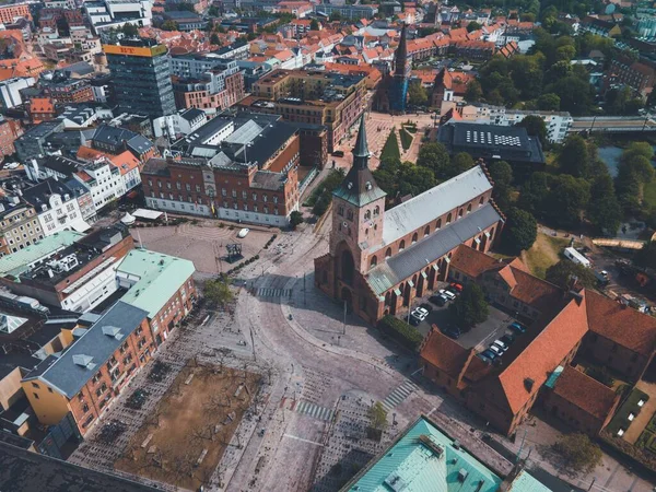Katedrála Canuta Odense Dánsko Funen — Stock fotografie