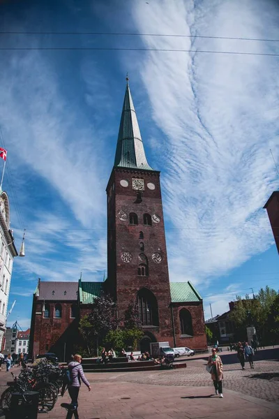 Kathedrale Von Aarhus Domkirke Aarhus Dänemark Jütland — Stockfoto