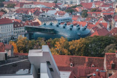 Avusturya 'nın Graz kentinin manzarası