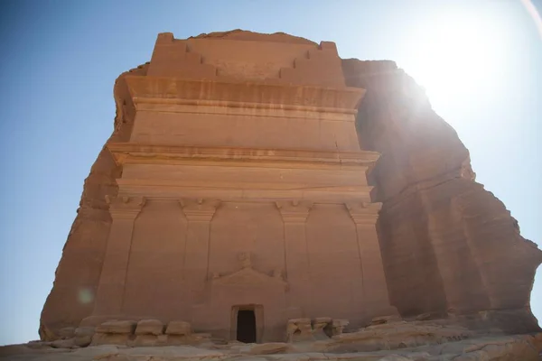 Fotos Hegra Primeiro Patrimônio Mundial Unesco Arábia Saudita — Fotografia de Stock