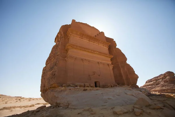 Photos Hegra Saudi Arabia First Unesco World Heritage Site — Stock Photo, Image