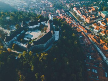 Slovenya 'daki Ljubljana Kalesi' nin insansız hava aracı görüşleri