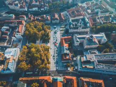 Slovenya başkenti Ljubljana 'nın insansız hava aracı görüşleri