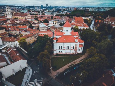 Vilnius 'taki İHA' dan Ortodoks Theotokos Katedrali