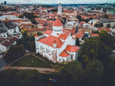 Vilnius 'taki İHA' dan Ortodoks Theotokos Katedrali