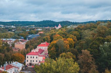 Vilnius 'un Hava Görüntüleri, Drone' dan Litvanya