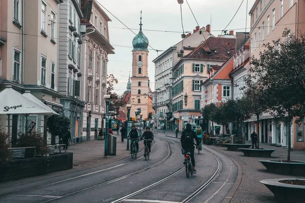 Vistas Ciudad Austriaca Graz — Foto de Stock