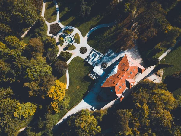 Парк Тіволі Столиці Словенії Любляні — стокове фото