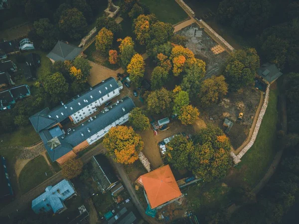 Luftaufnahmen Von Trakai Litauen Drohne — Stockfoto