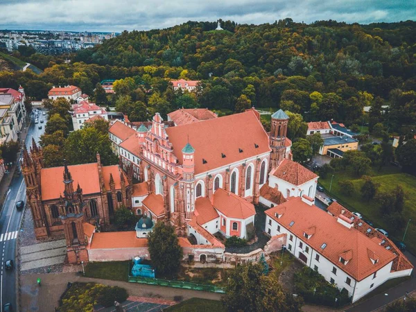 Anne Church Drone Vilnius Lithuania — Stock Photo, Image