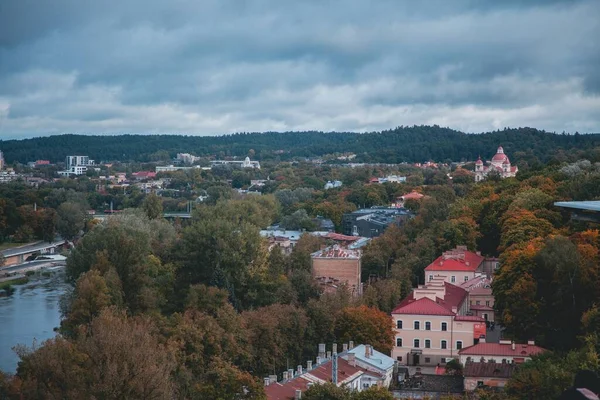 Aerial Views Vilnius Lithuania Drone — Stock Photo, Image
