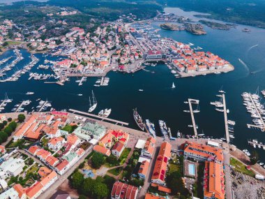 İHA 'nın İsveç' teki Marstrand Hava Görüntüsü