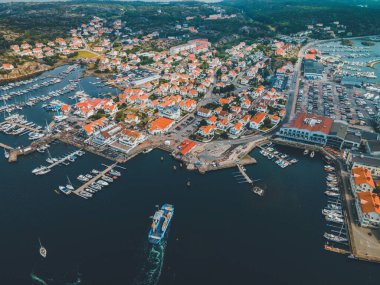 İHA 'nın İsveç' teki Marstrand Hava Görüntüsü