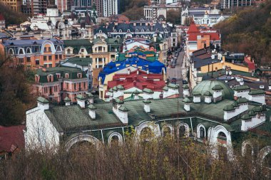 Ukrayna, Kyiv 'deki Vozdvyzhenka Barrio Mahallesi