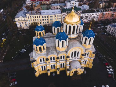Ukrayna, Kyiv 'de St. Volodymyr Katedrali görüldü