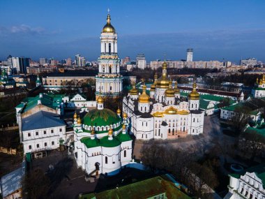 Kiev Pechersk Lavra (Kiev Mağara Manastırı) Ukrayna 'nın başkenti Kyiv' de
