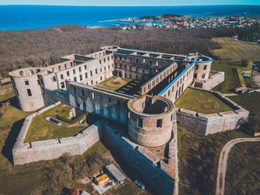İsveç 'in Oland kentindeki Borgholm Şatosu (Slott)
