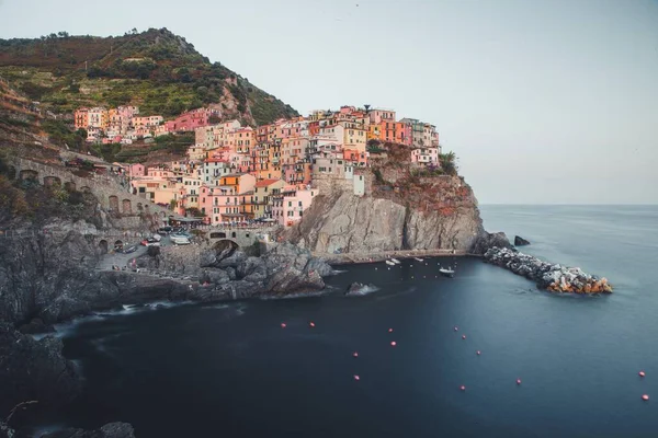 Απόψεις Της Manarola Στο Cinque Terre Ιταλία — Φωτογραφία Αρχείου