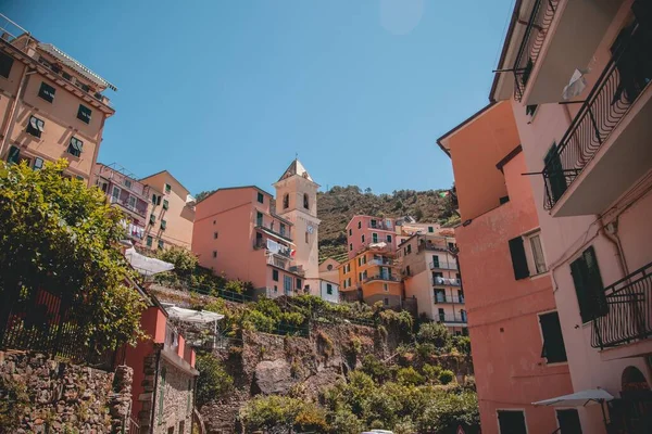 Utsikt Över Manarola Cinque Terre Italien — Stockfoto