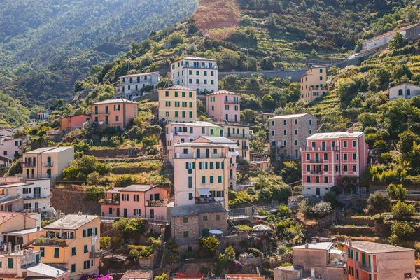 Pemandangan Riomaggiore Cinque Terre Italia — Stok Foto