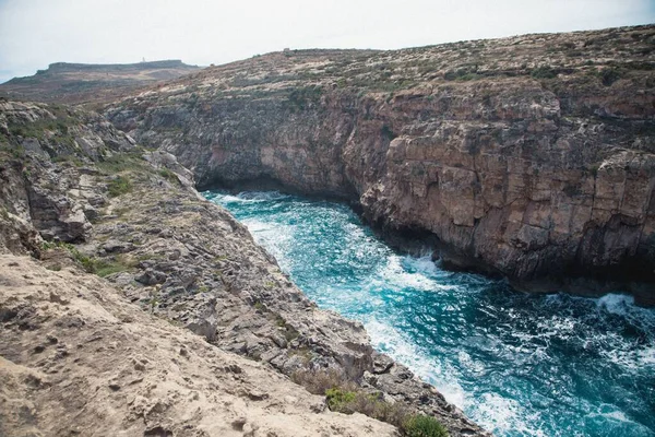 Wied Ghasri Gozo Malta — стокове фото
