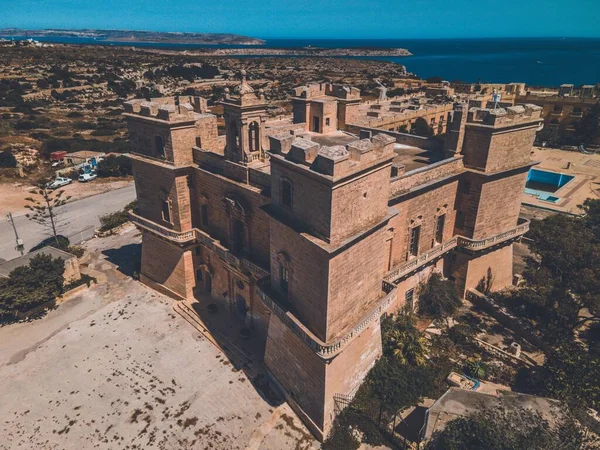Palacio Selmun Drone País Malta — Foto de Stock