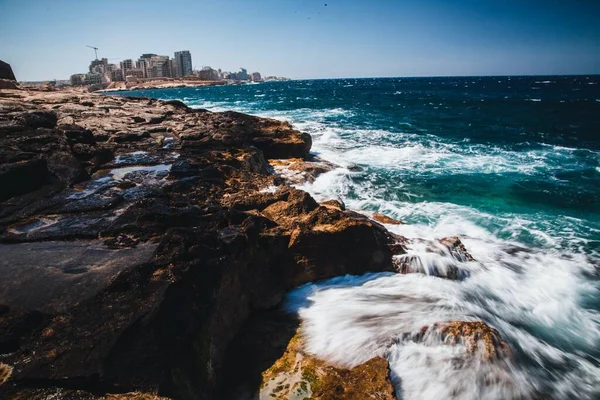 Uitzicht Vanuit Het Hele Land Malta — Stockfoto
