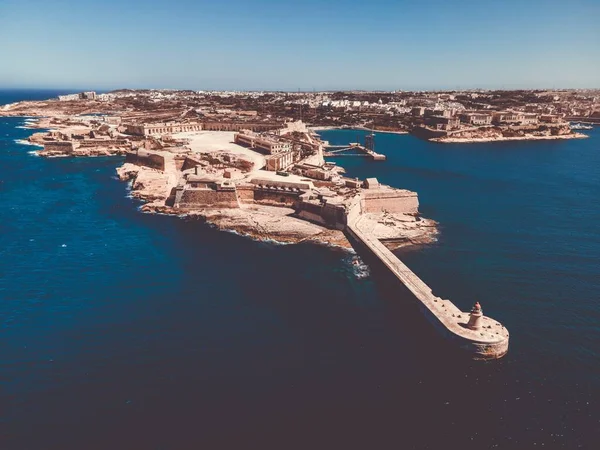 Fort Ricasoli Maltas Huvudstad Valletta — Stockfoto